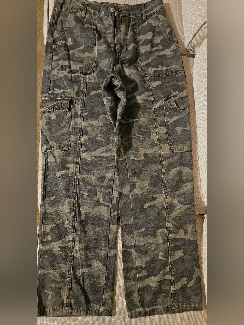Sincerely Jules Olive Camo Cargo Jeans